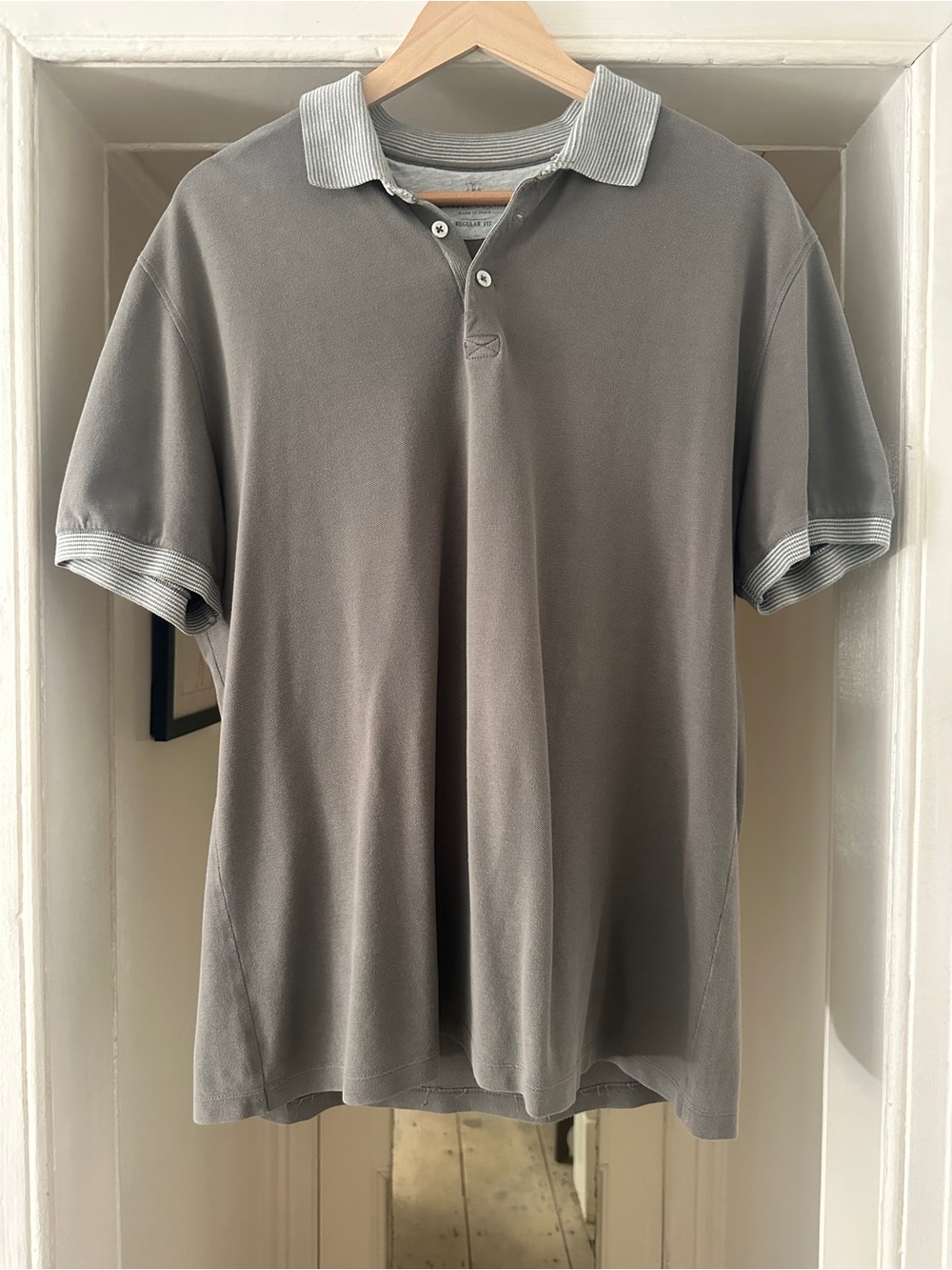 Brunello Cucinelli Men’s Crew Neck Polo sz L